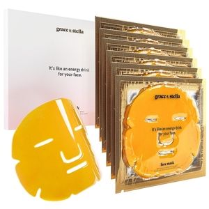Grace & Stella Anti-Wrinkle & Energizing Face Masks (x6)